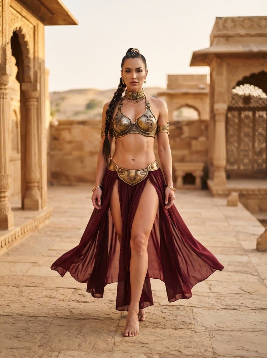 Slave Leia costume — example look