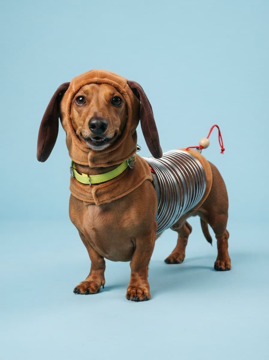 Slinky Dog Pet Costumes costume — example look