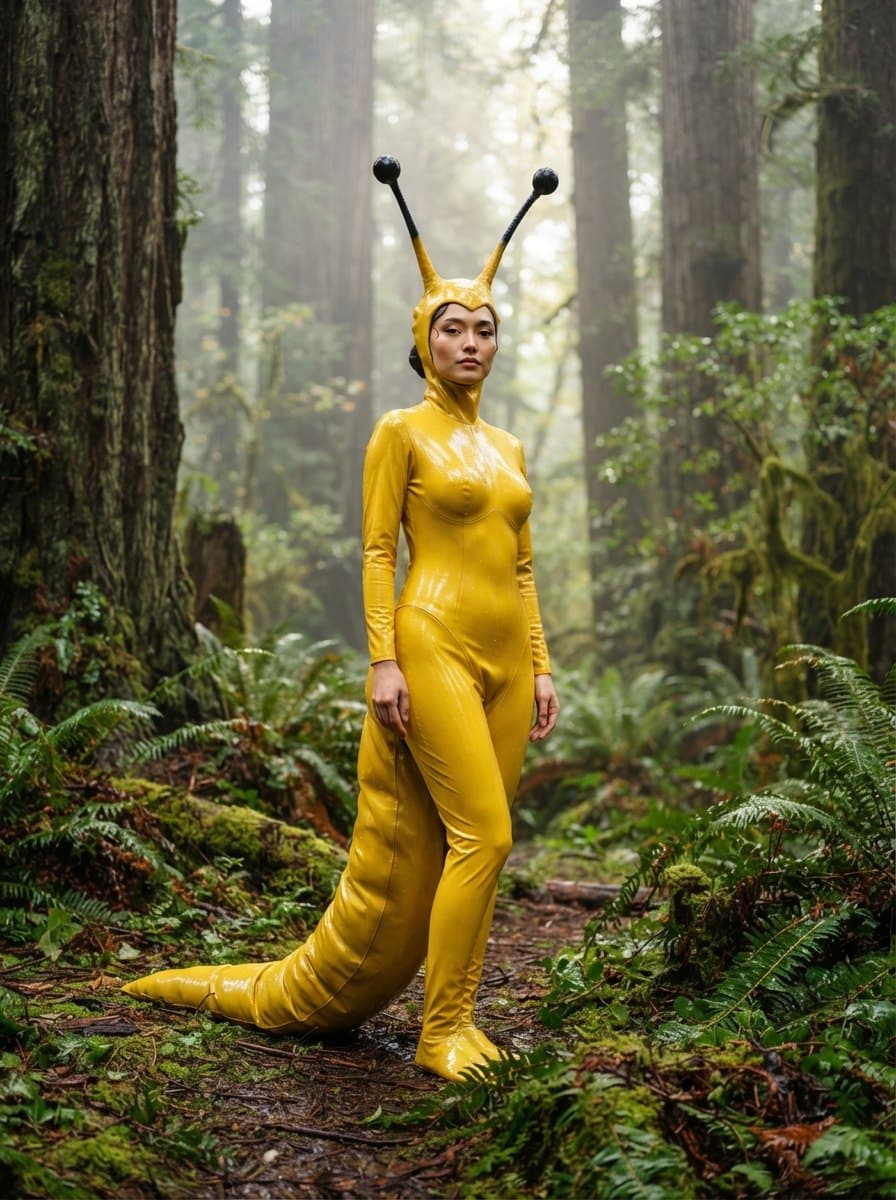 Slug costume — example look