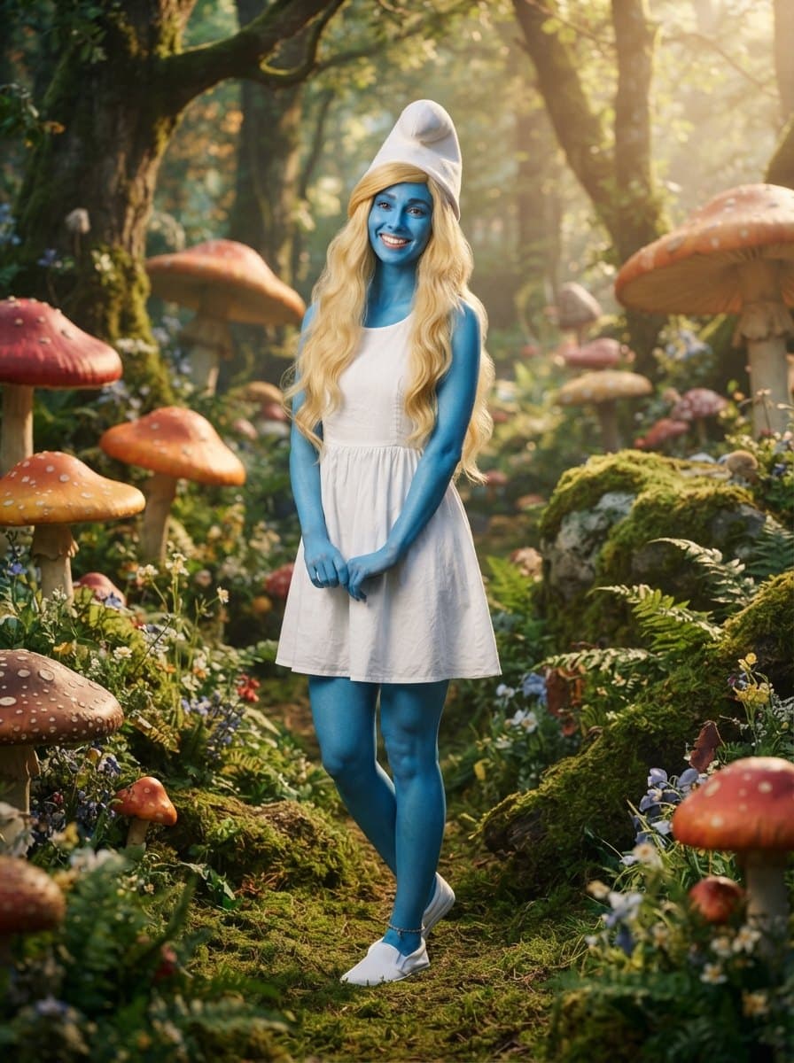 Smurfette costume