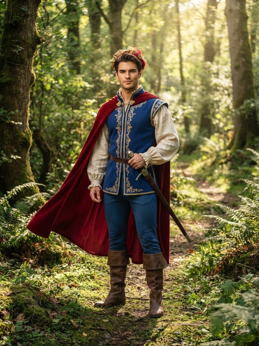 Snow White Prince costume — example look