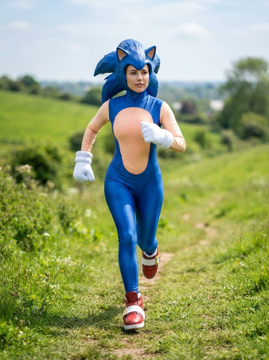 Sonic the Hedgehog costume — example look