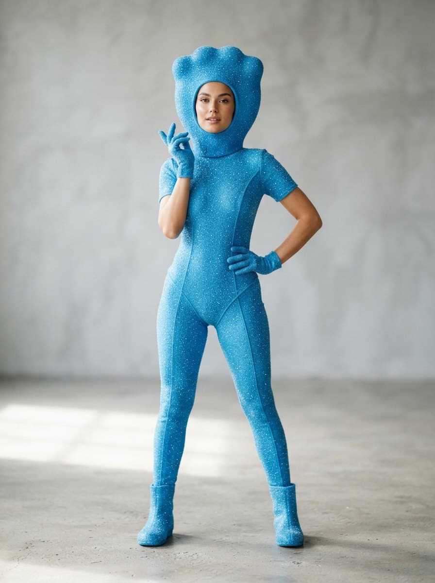 Sour Patch Kid costume — example look