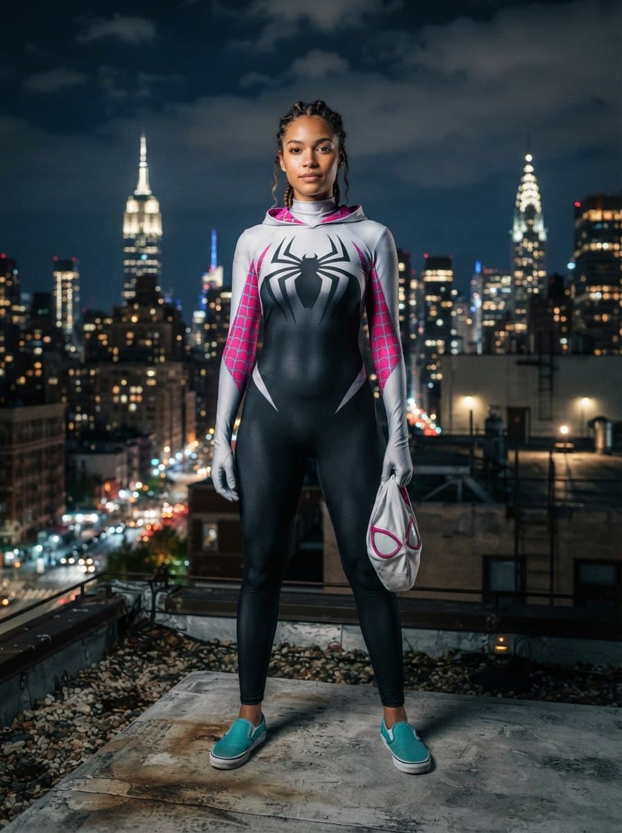 Spider-Gwen costume