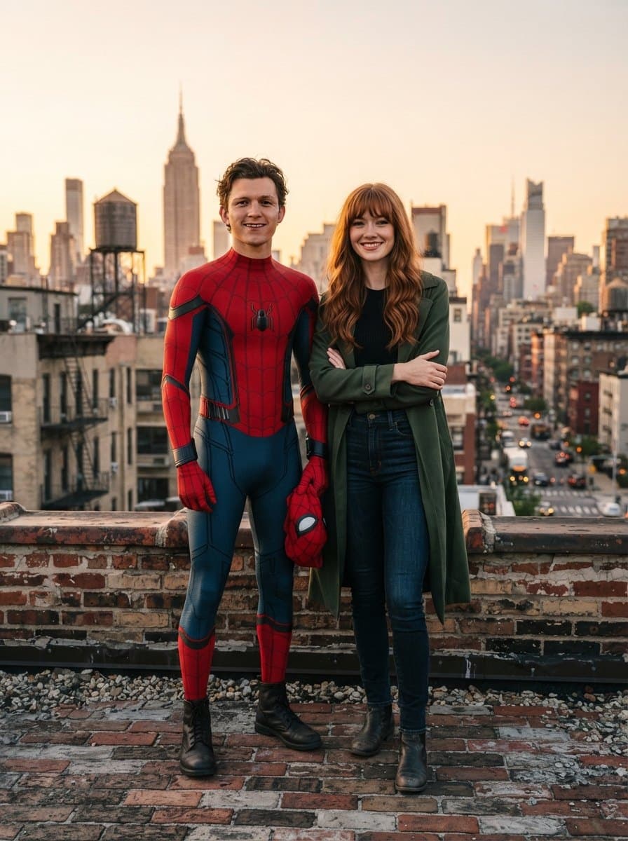 Spider-Man and MJ costume