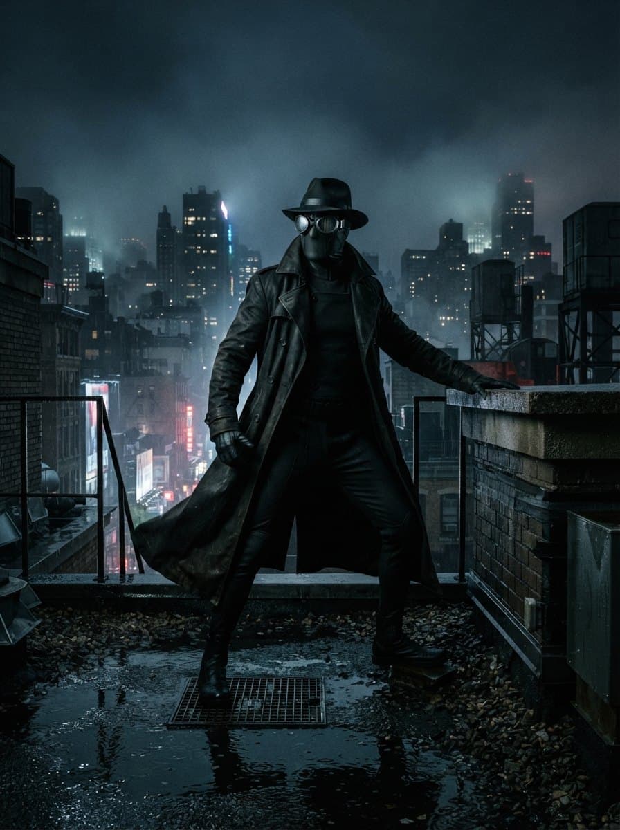 Spider-Man Noir costume — example look