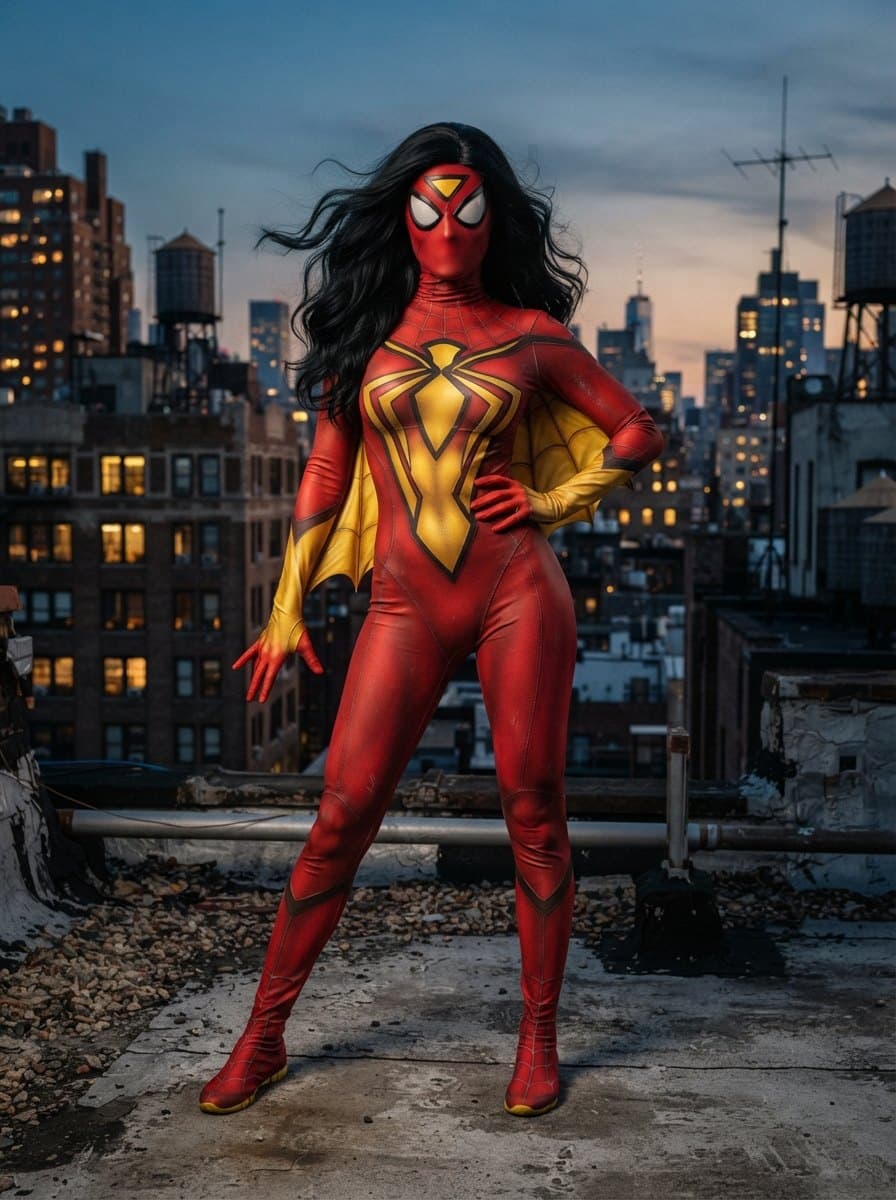 Spider-Woman costume — example look