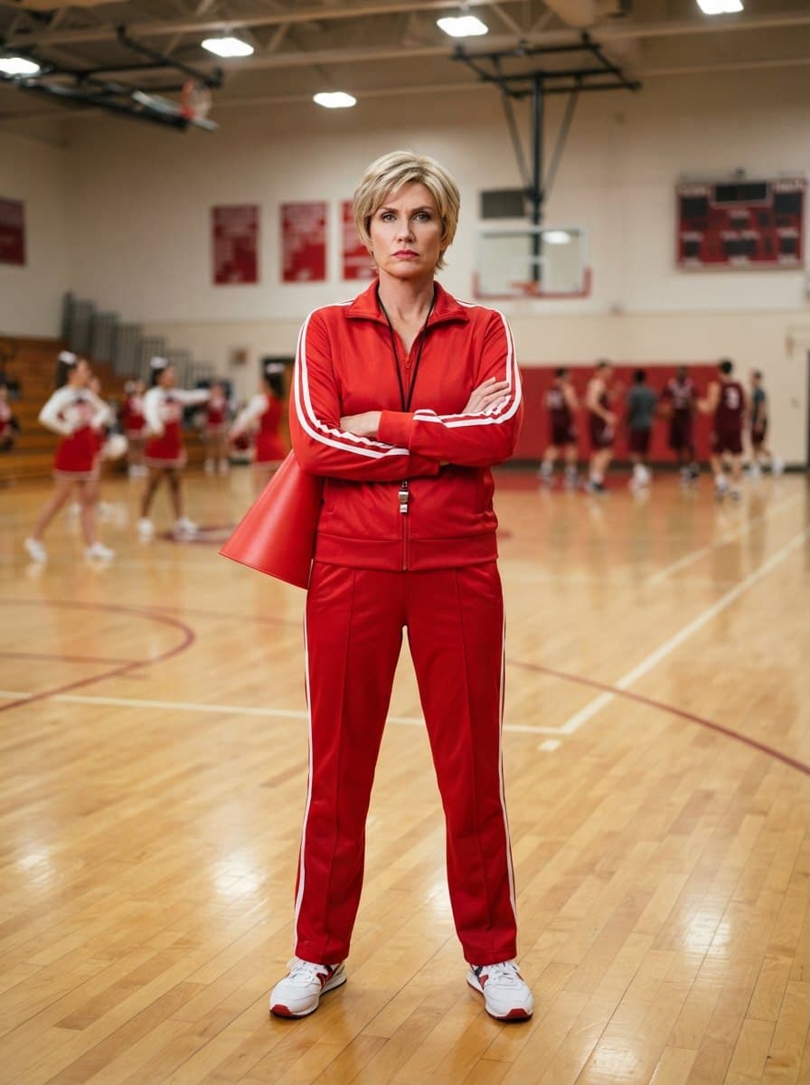 Sue Sylvester costume — example look