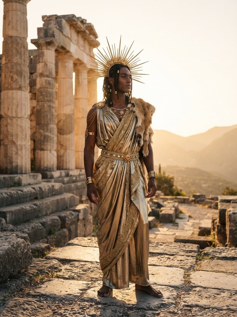 Sun God costume — example look