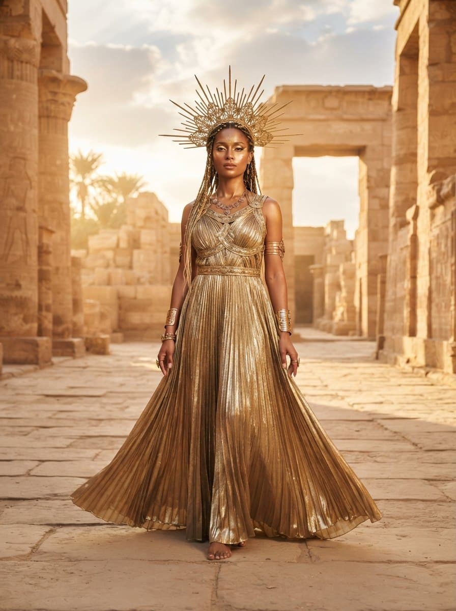Sun Goddess costume — example look