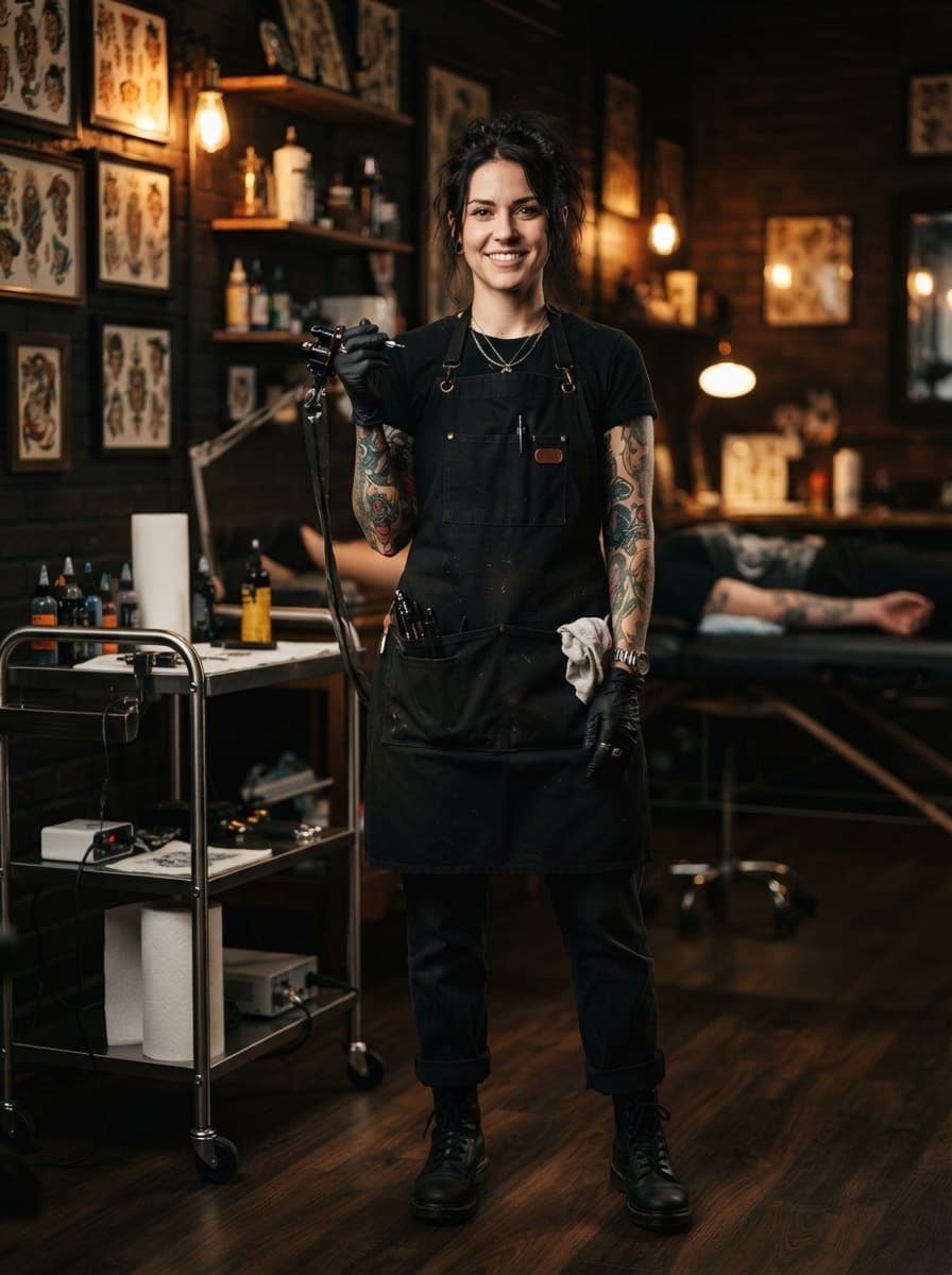 Tattoo Artist costume — example look