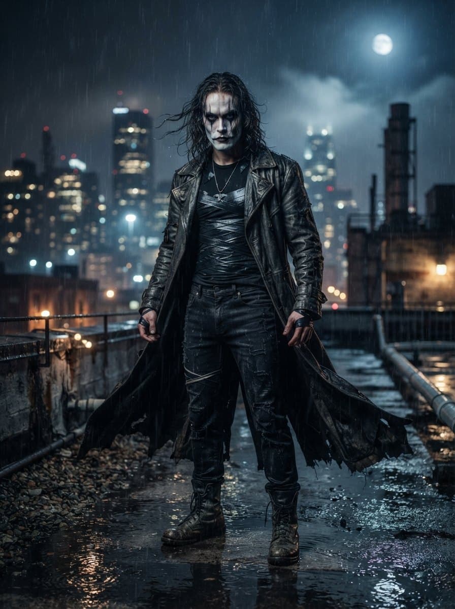 The Crow costume — example look