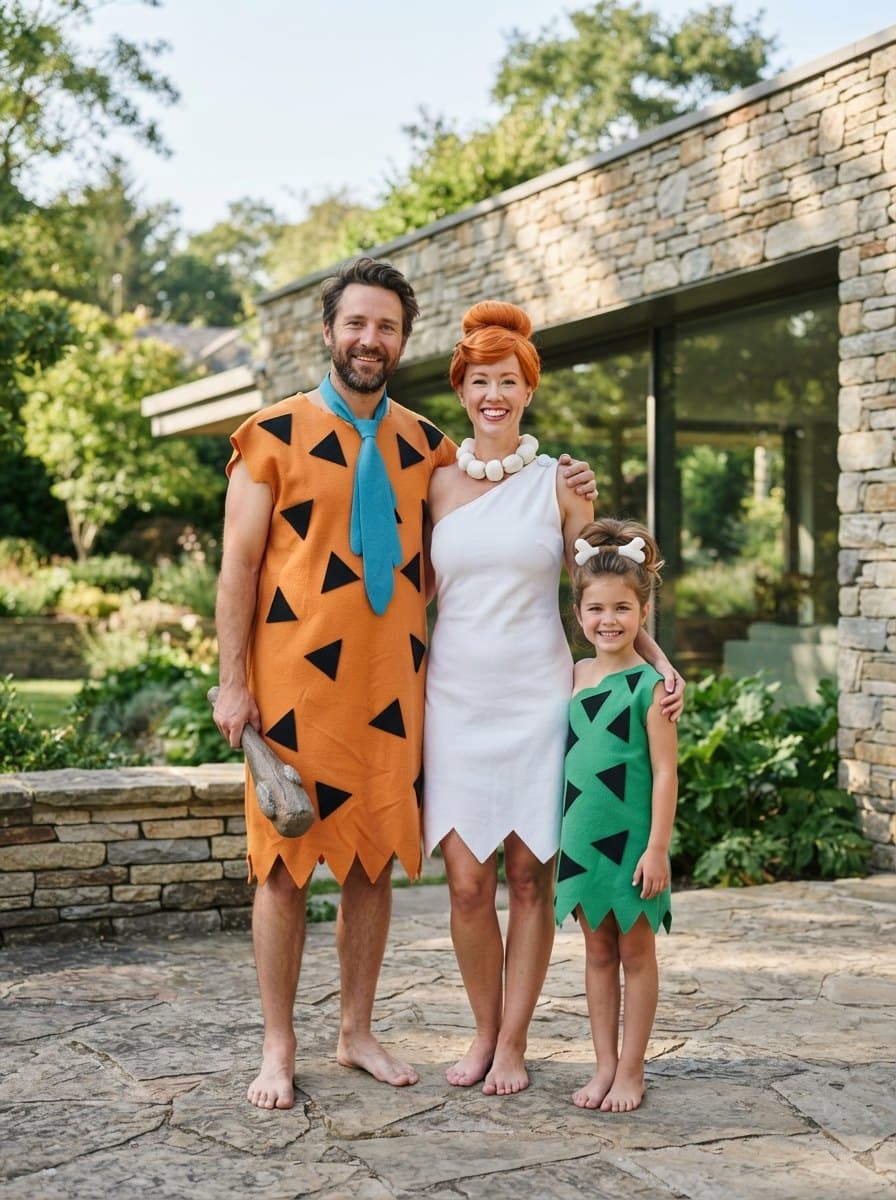 The Flintstones Family costume