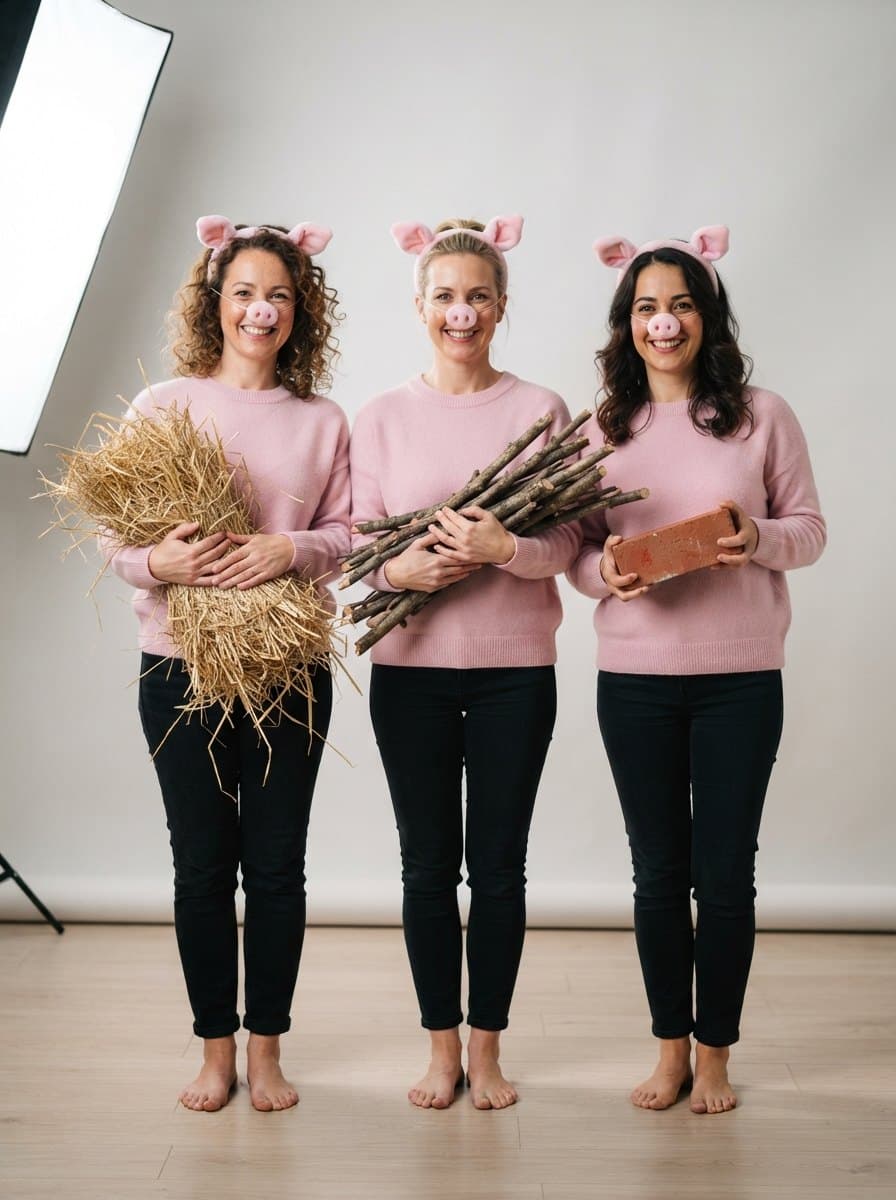Three Little Pigs costume — example look