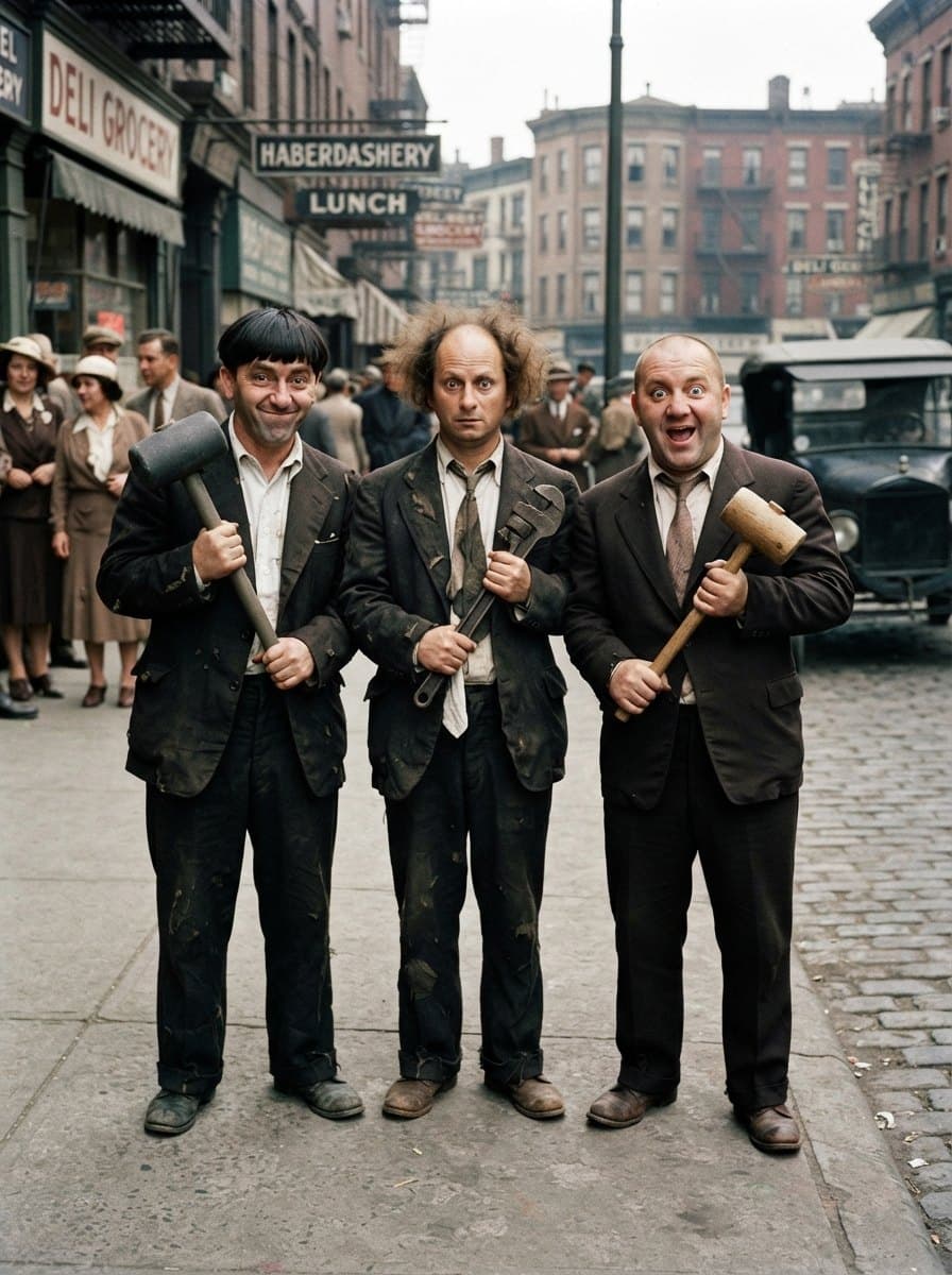 The Three Stooges costume