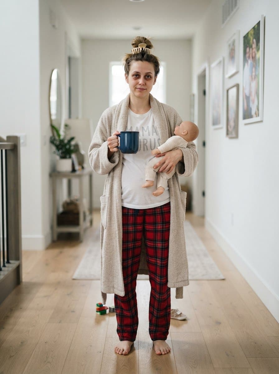Tired Mom costume — example look