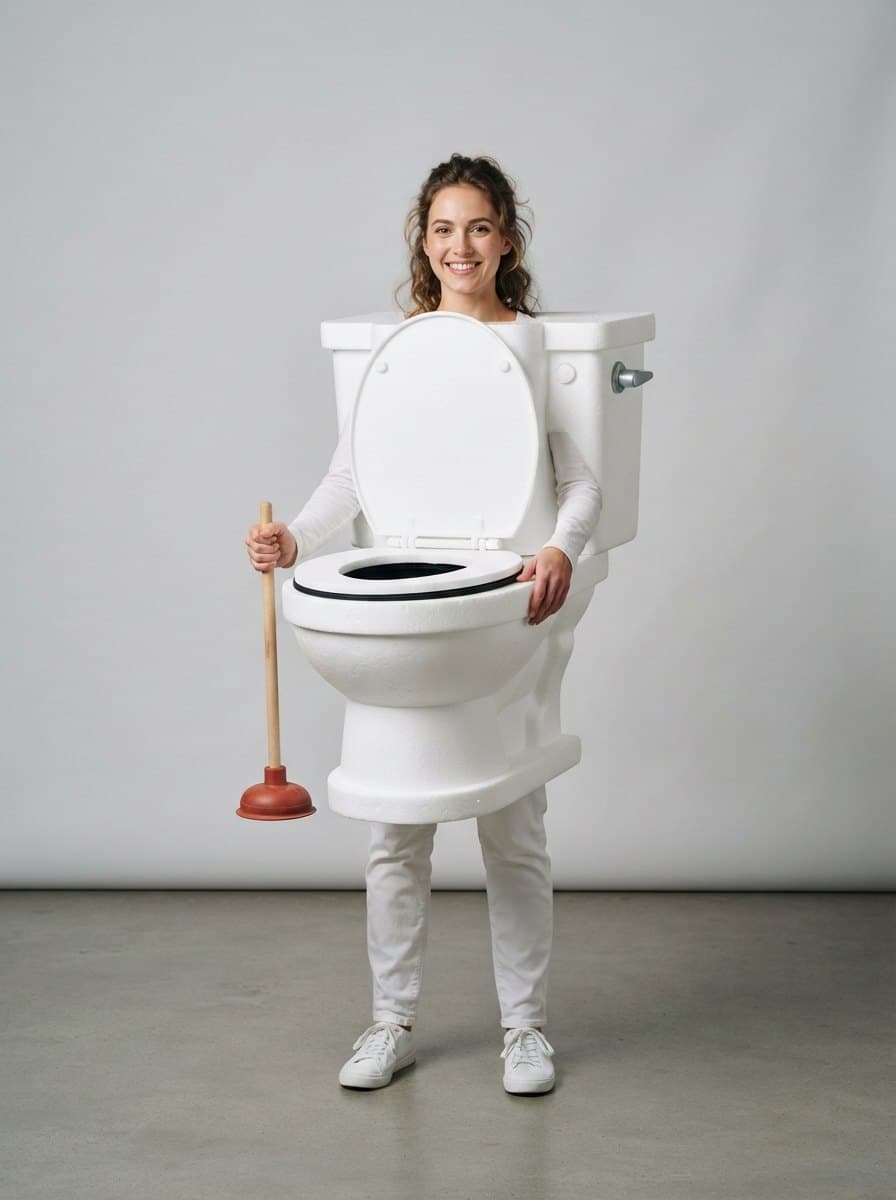 Toilet costume — example look