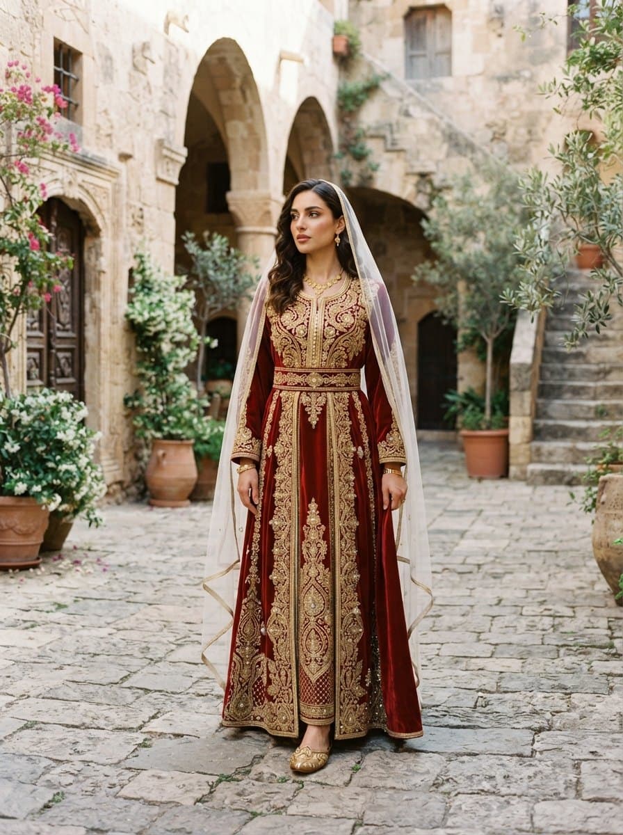 Traditional Lebanese Dress costume — example look