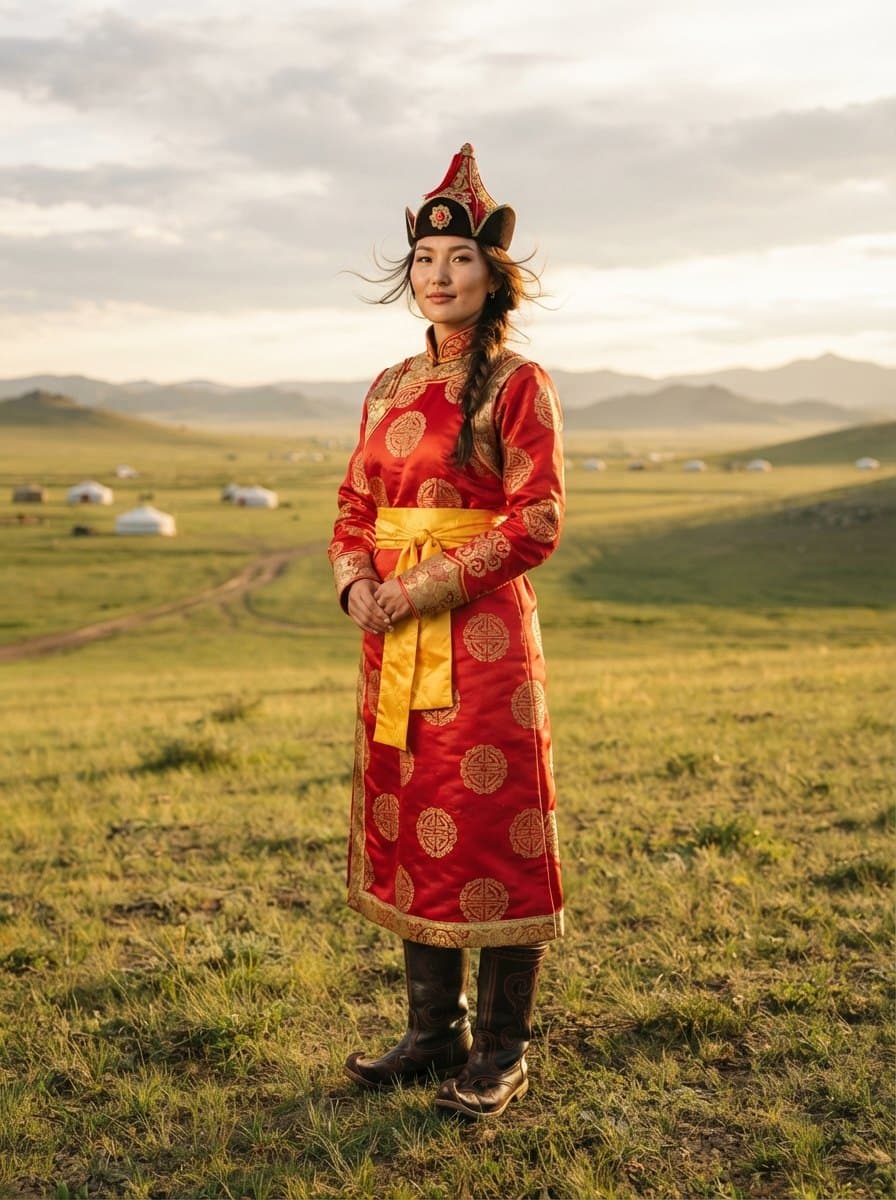 Traditional Mongolian Dress costume