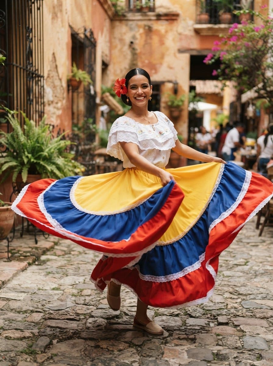 Traditional Venezuelan Dress costume
