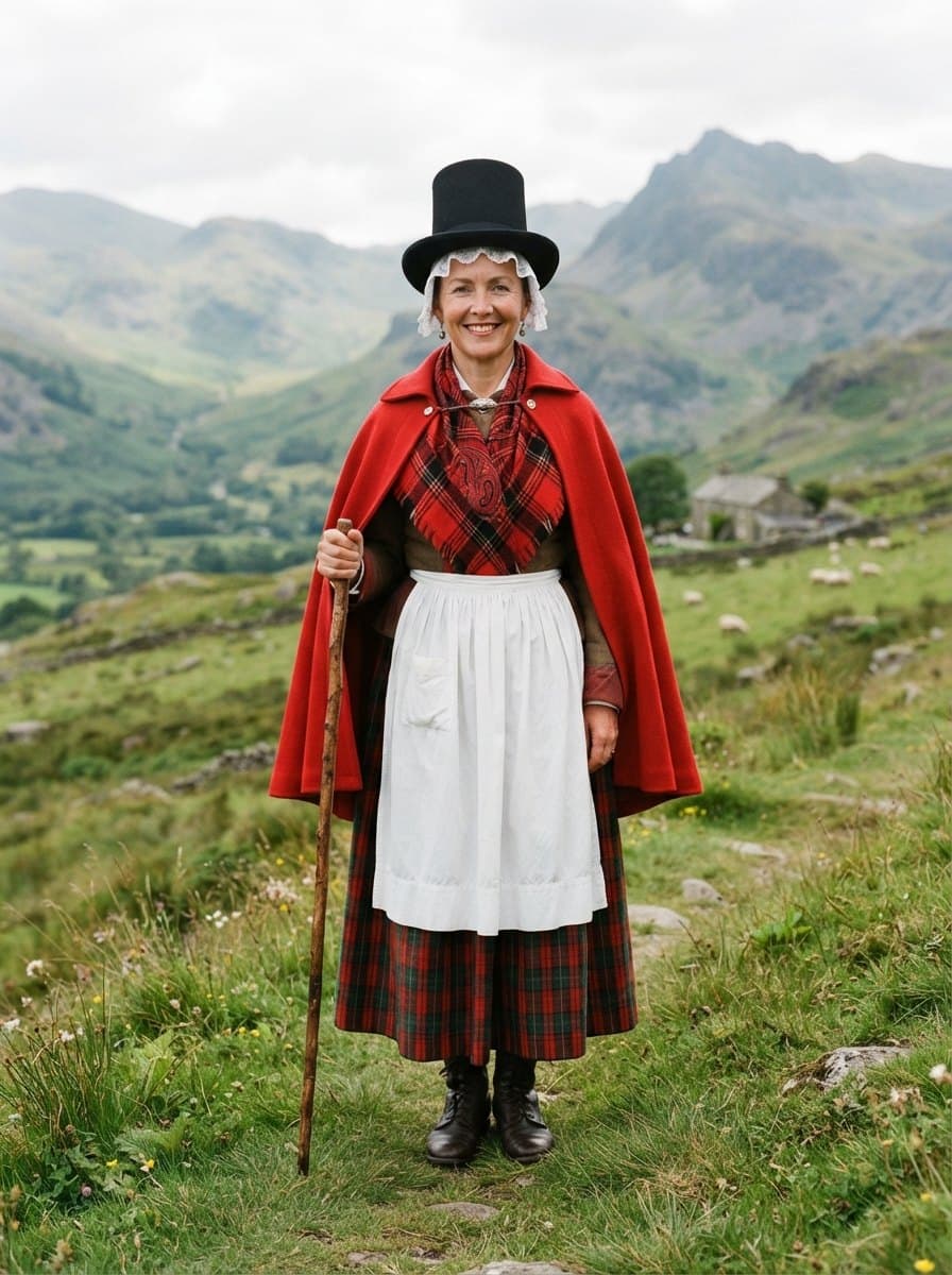 Traditional Welsh Dress costume