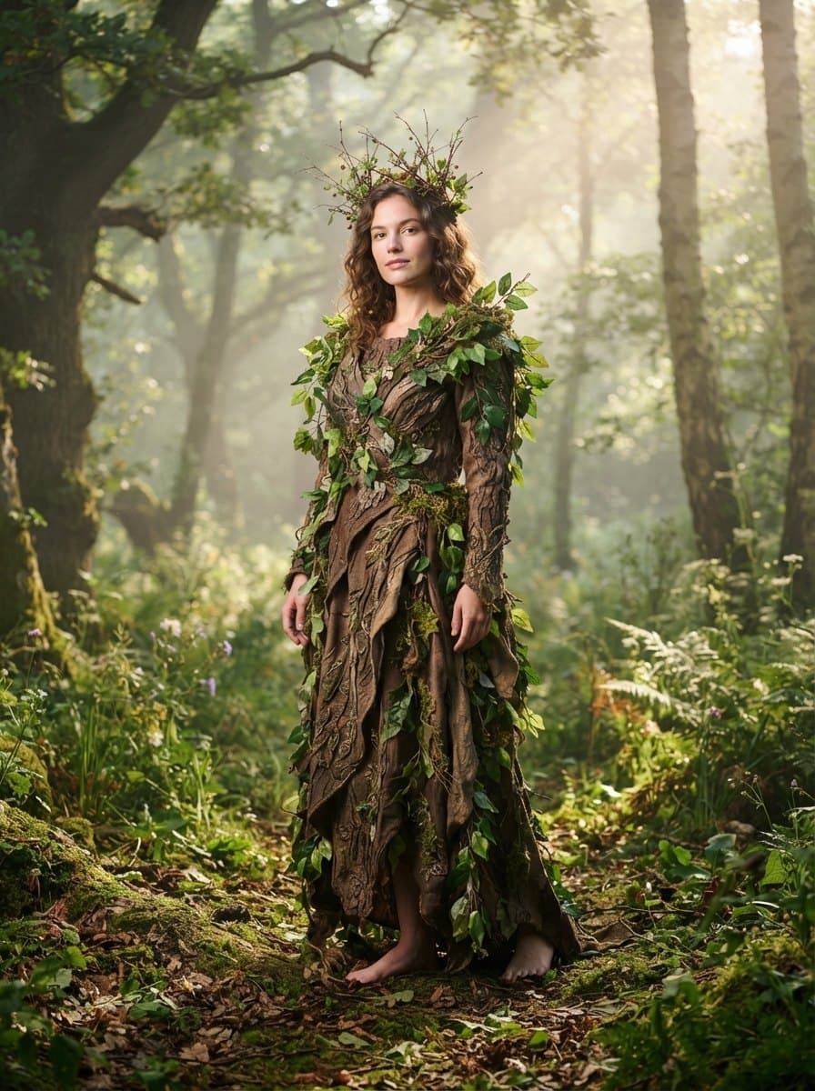 Tree costume — example look