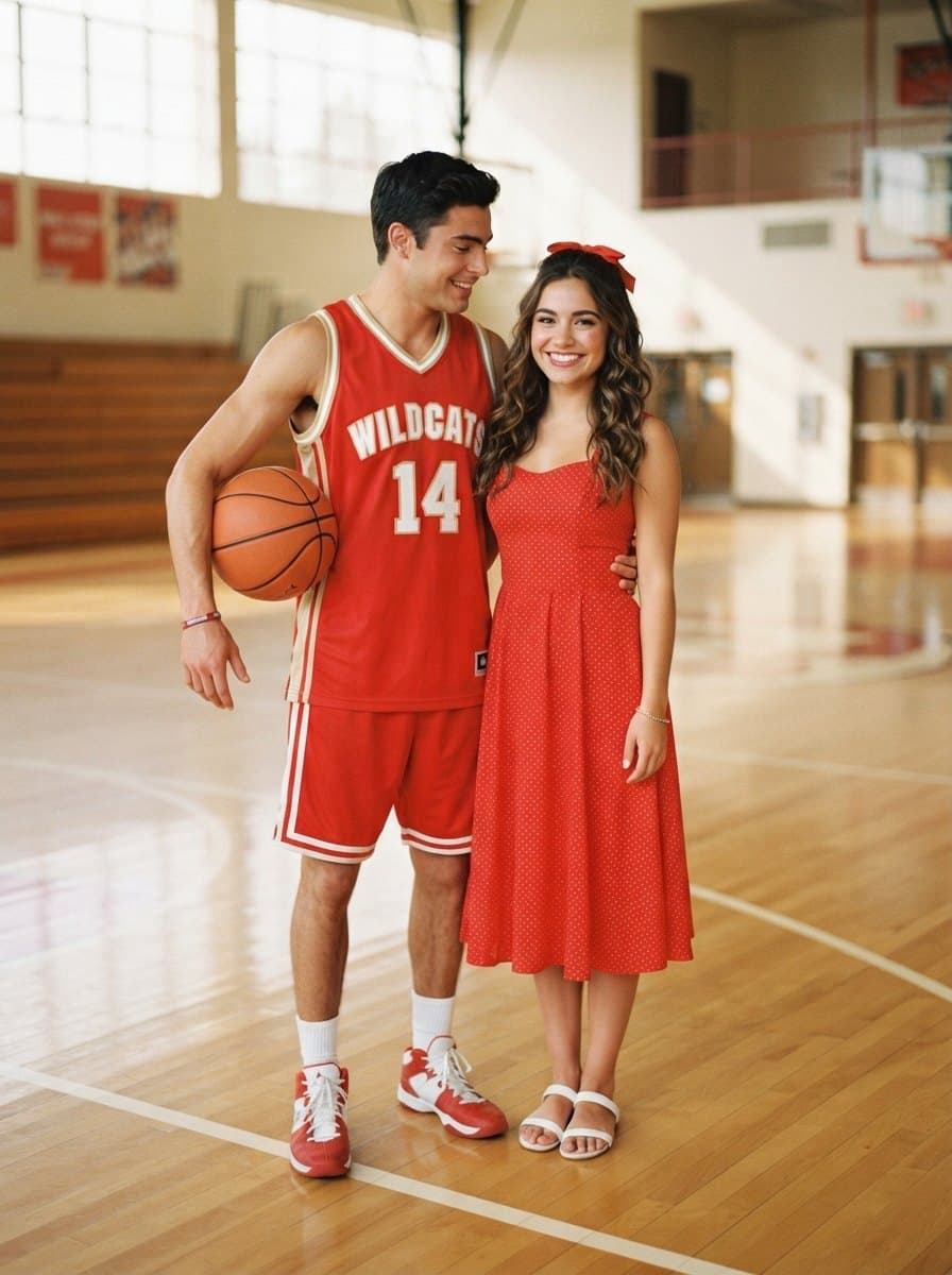 Troy and Gabriella costume