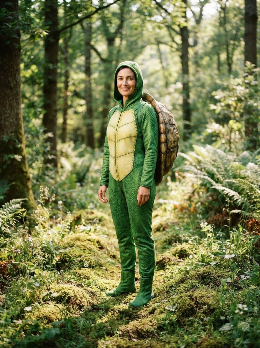 Turtle costume — example look