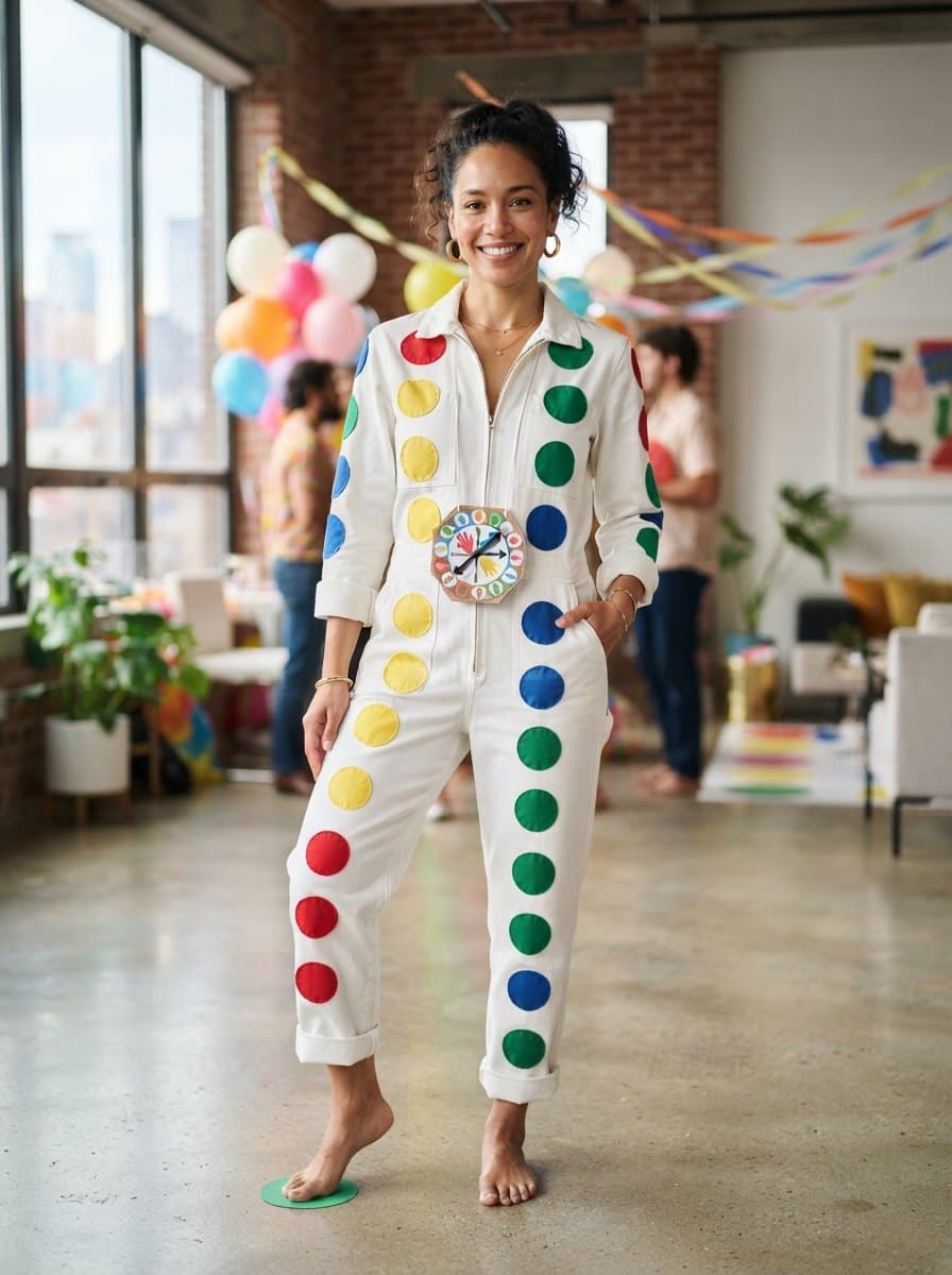 Twister Game costume — example look