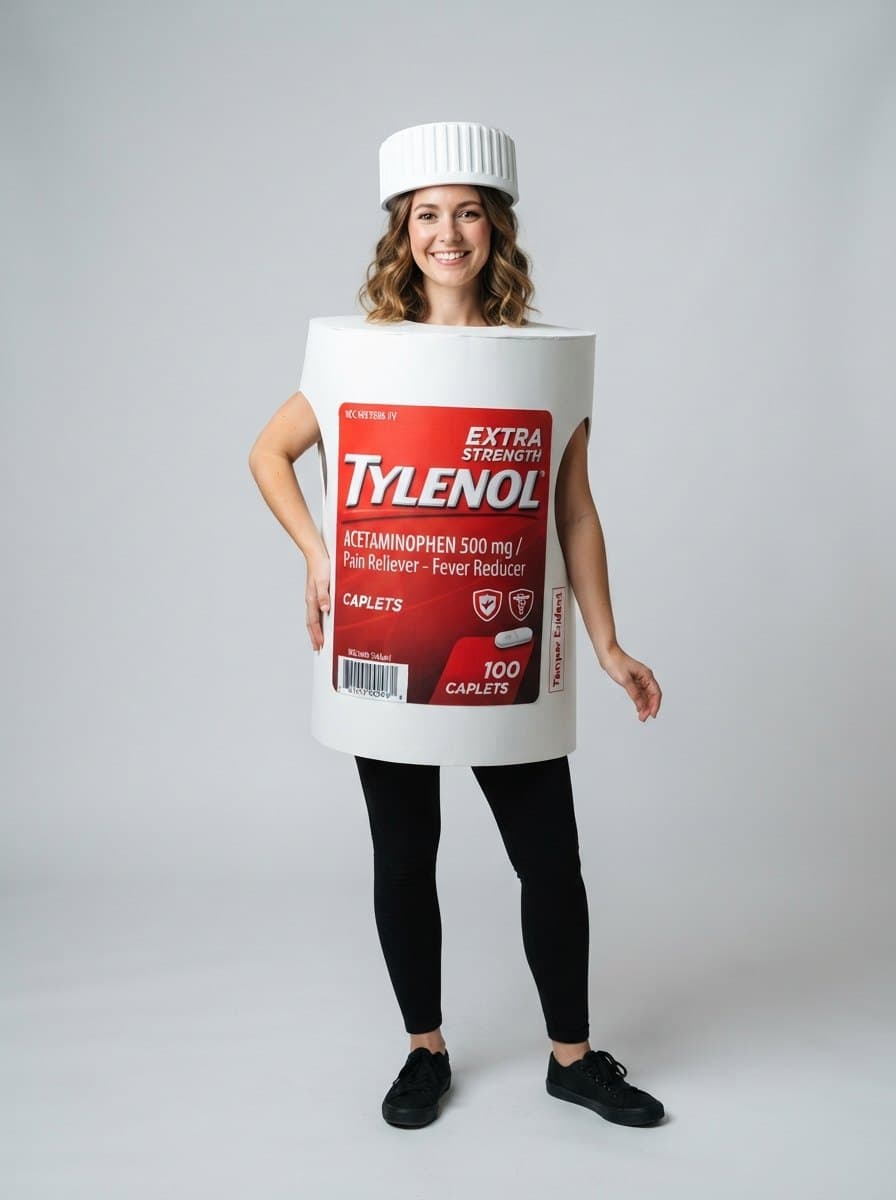 Tylenol costume — example look