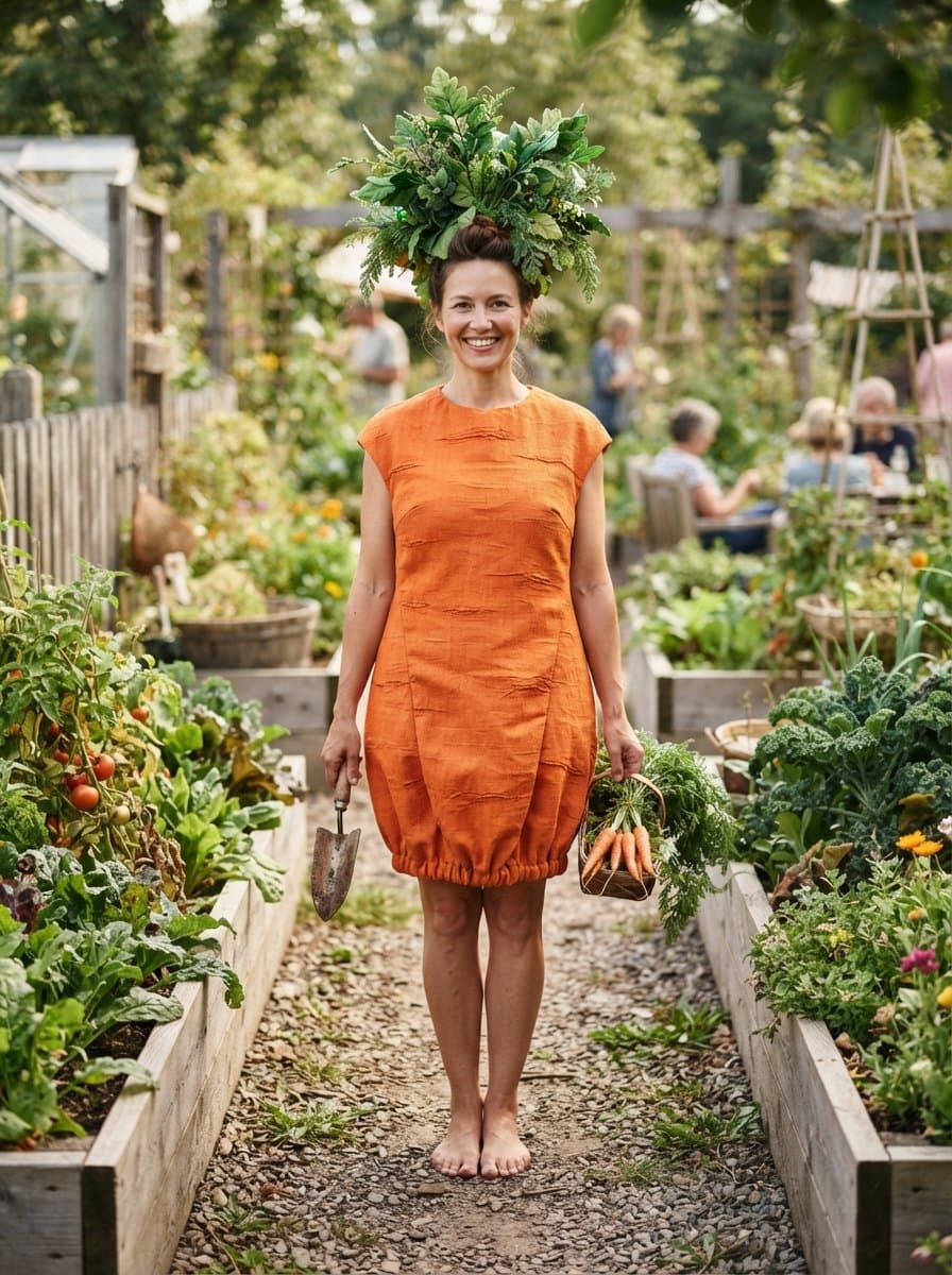 Vegetable costume — example look