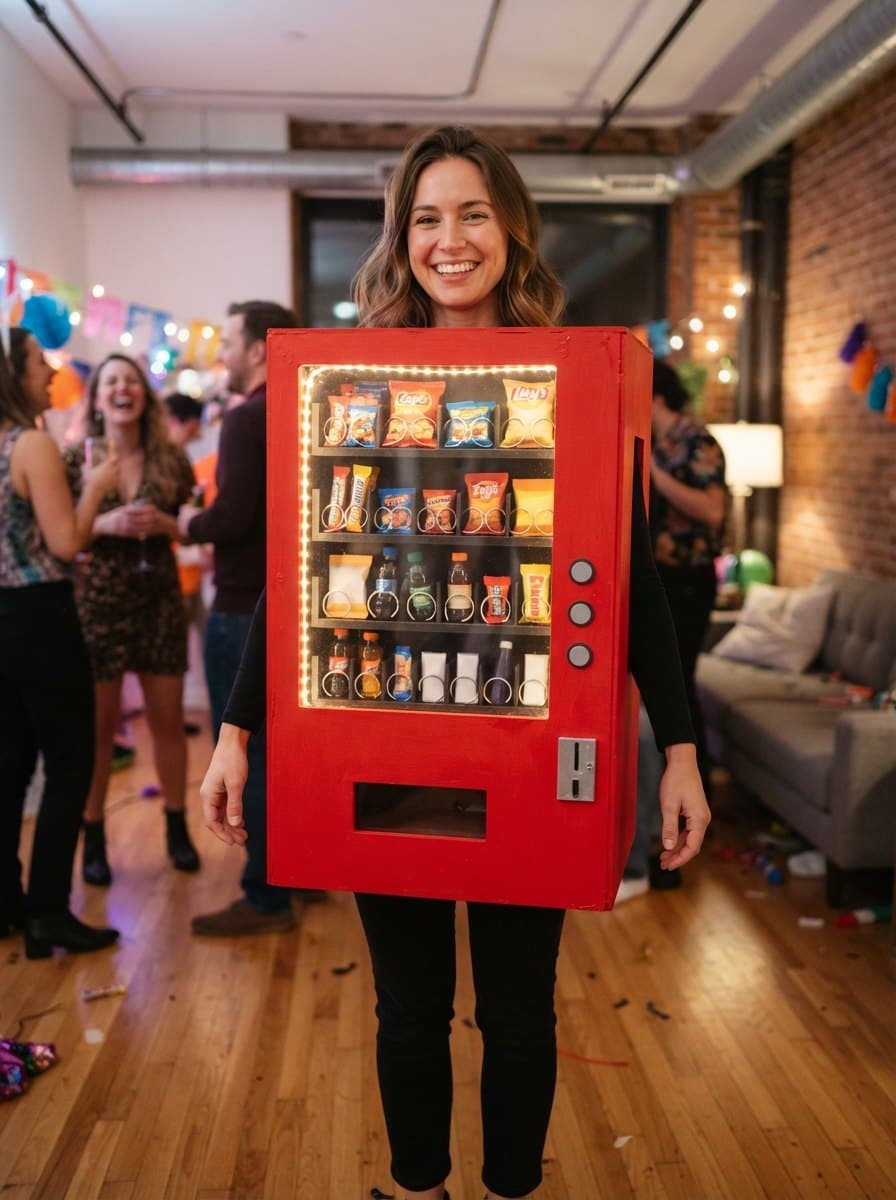 Vending Machine costume — example look