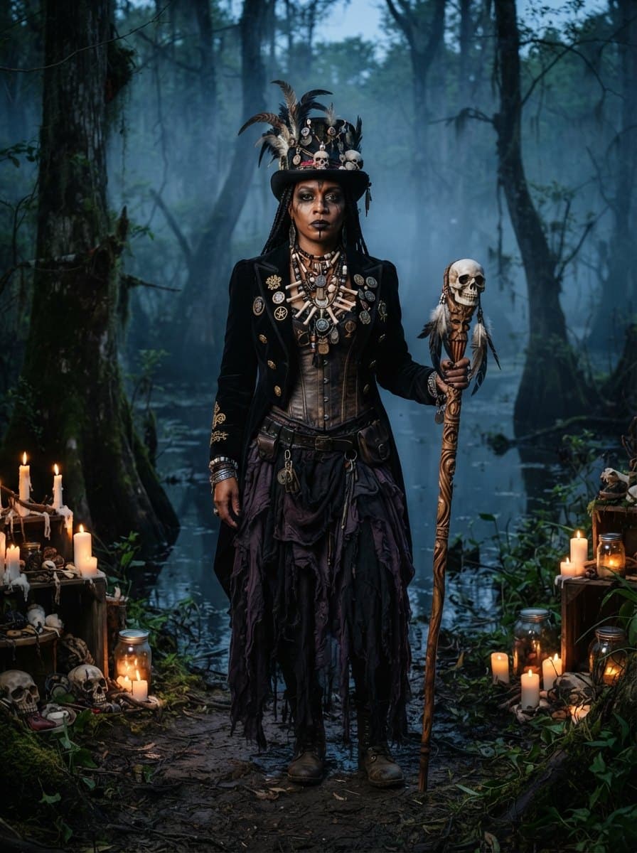 Voodoo Priestess costume