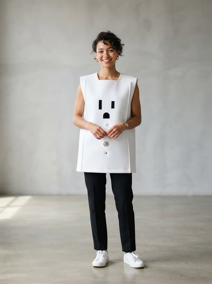 Wall Outlet costume — example look