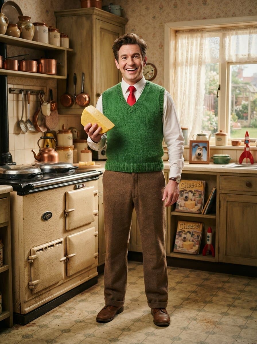 Wallace and Gromit costume — example look