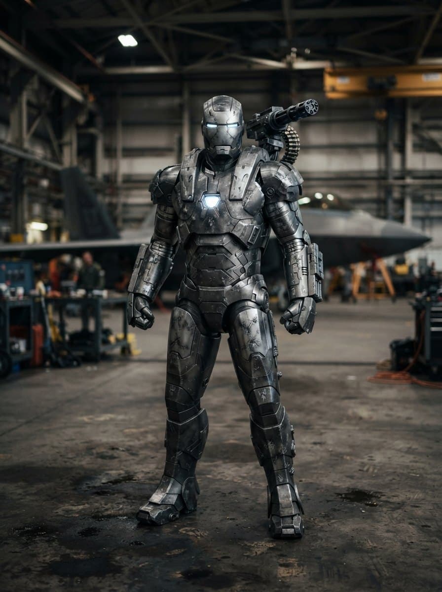 War Machine costume — example look