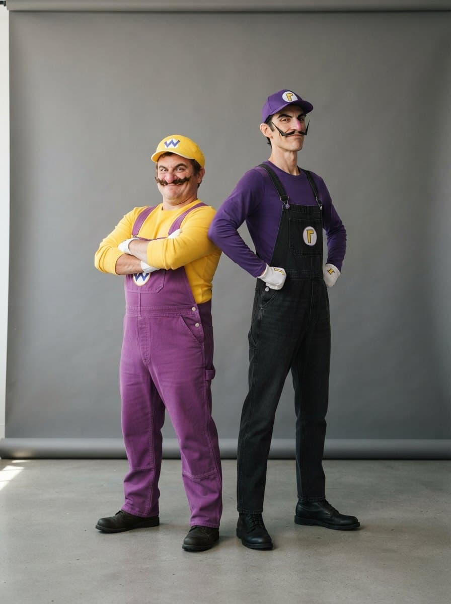 Wario and Waluigi costume