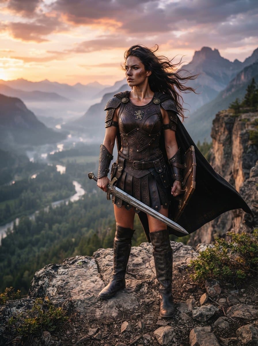 Warrior Princess costume — example look