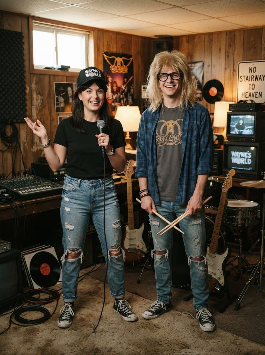 Wayne and Garth costume