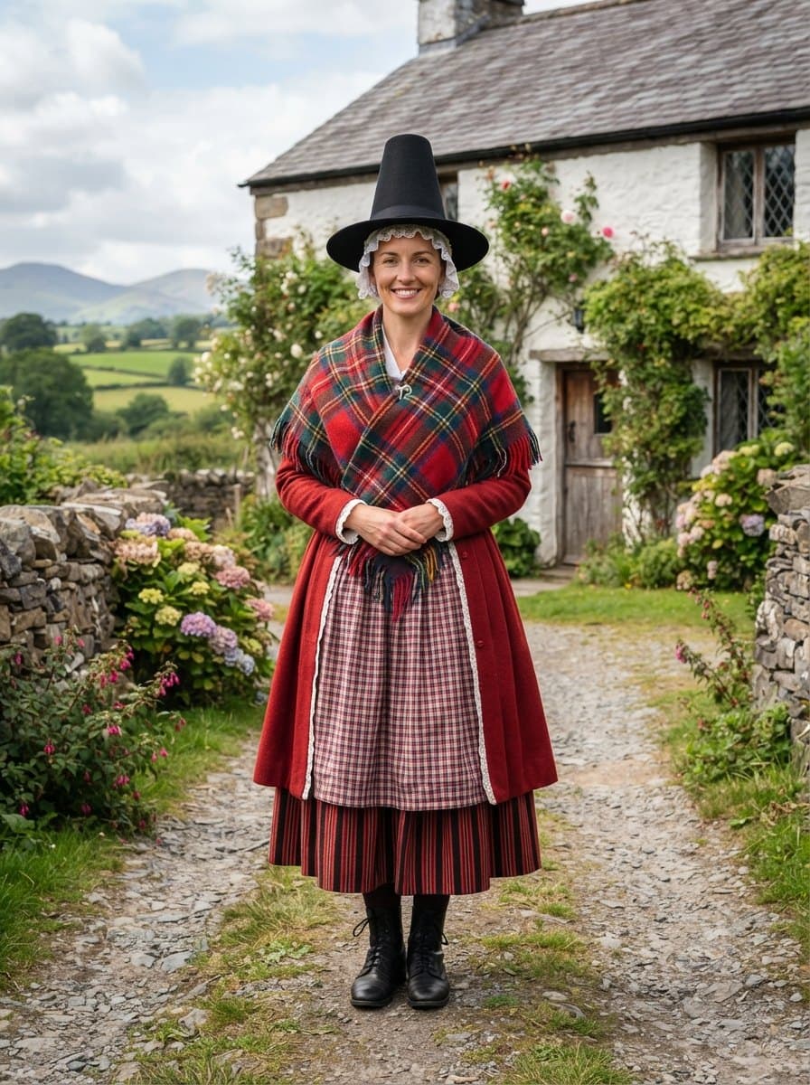 Welsh Traditional Dress costume — example look