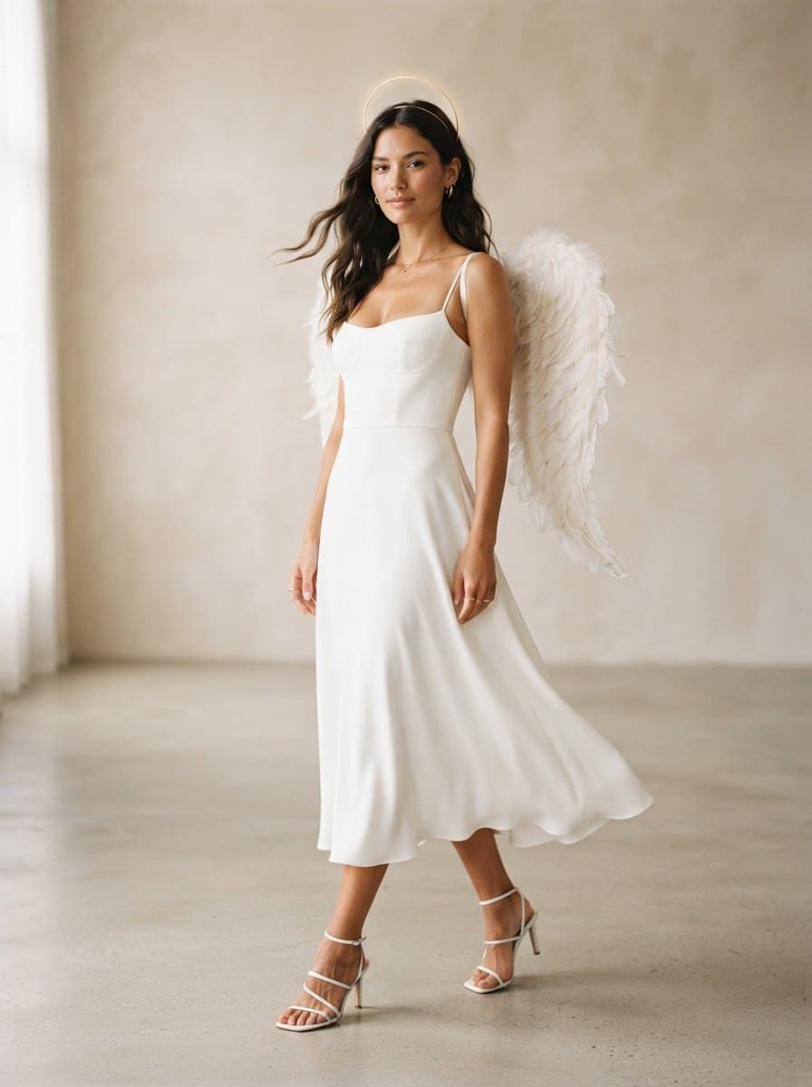 White Dress Costumes costume — example look