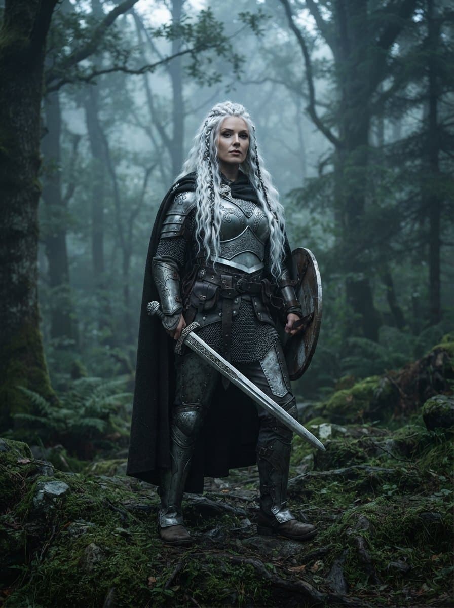 White Hair Costumes costume