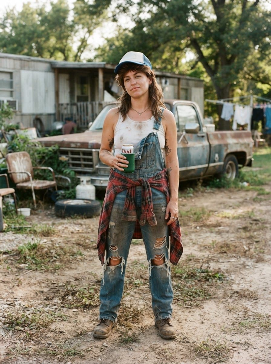 White Trash costume — example look