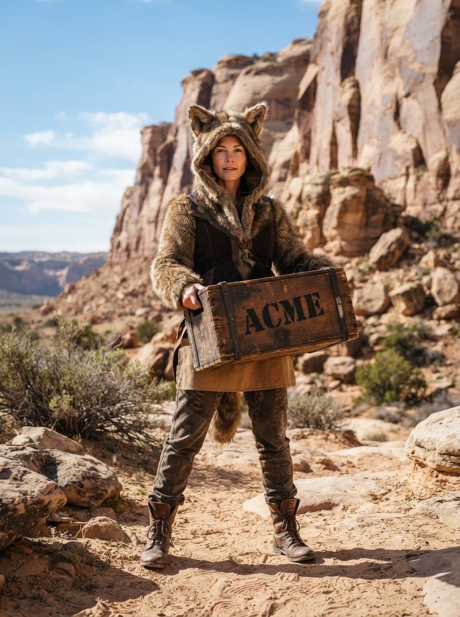 Wile E. Coyote costume