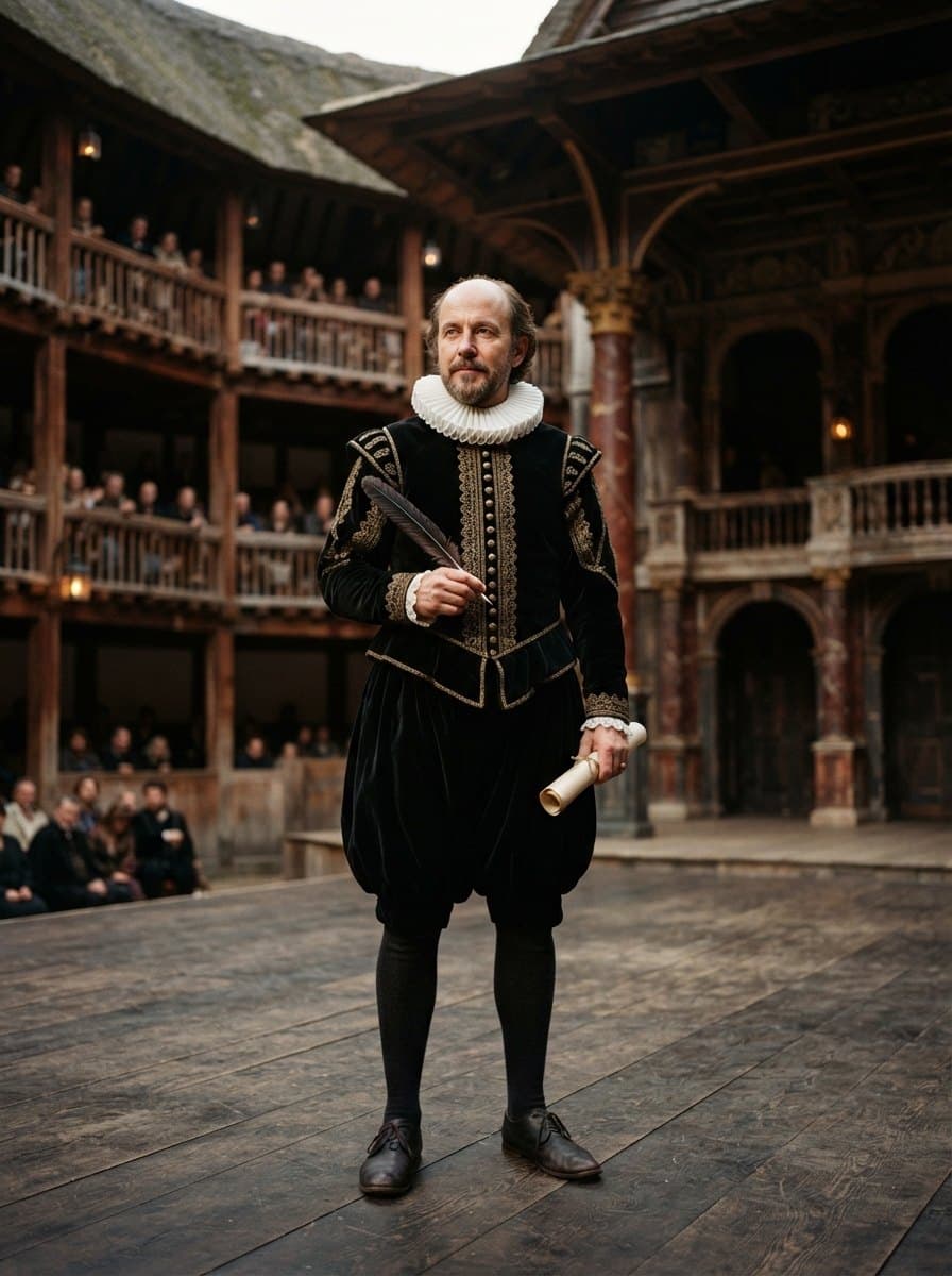 William Shakespeare costume — example look