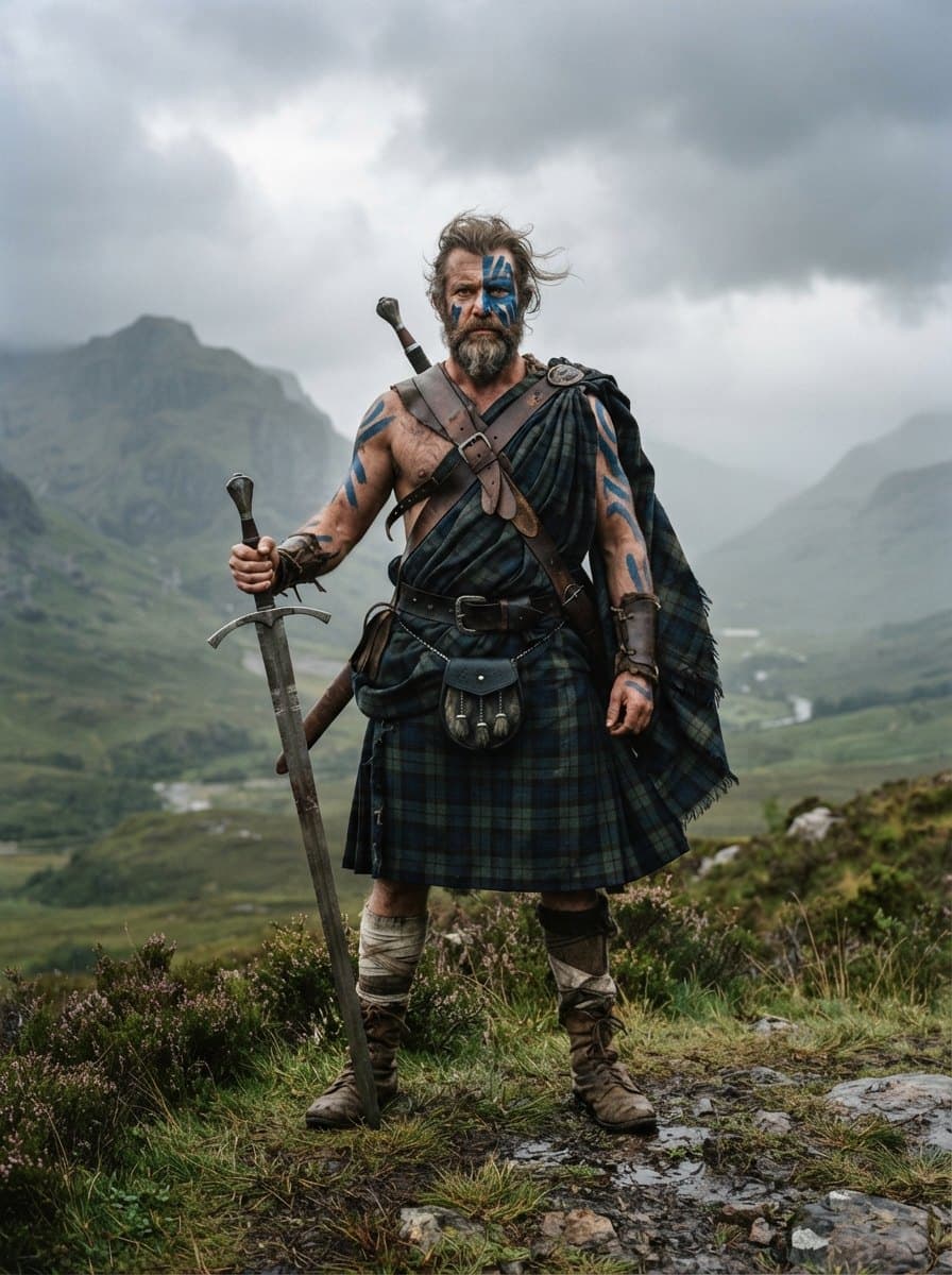 William Wallace costume — example look
