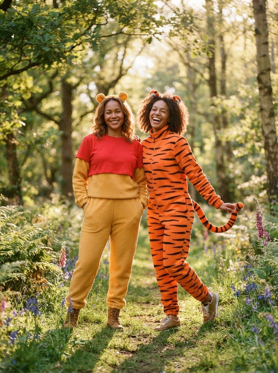 Winnie the Pooh and Tigger costume — example look