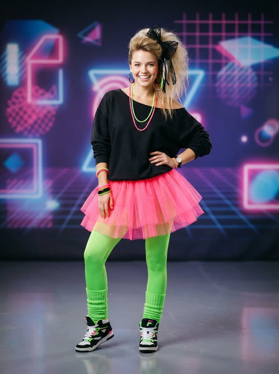 Womens 80s costume