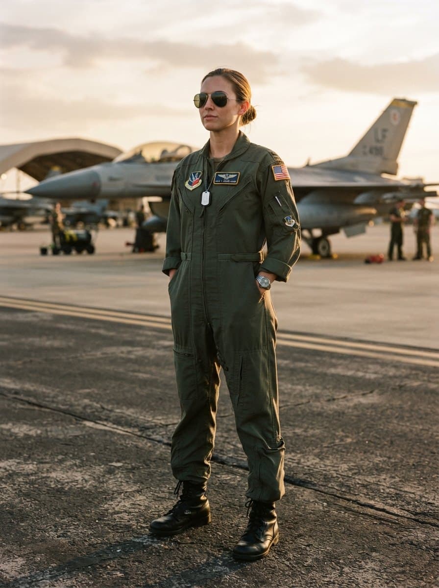 Women's Top Gun costume