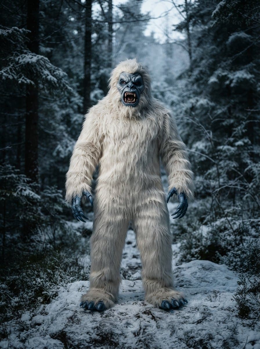 Yeti costume — example look